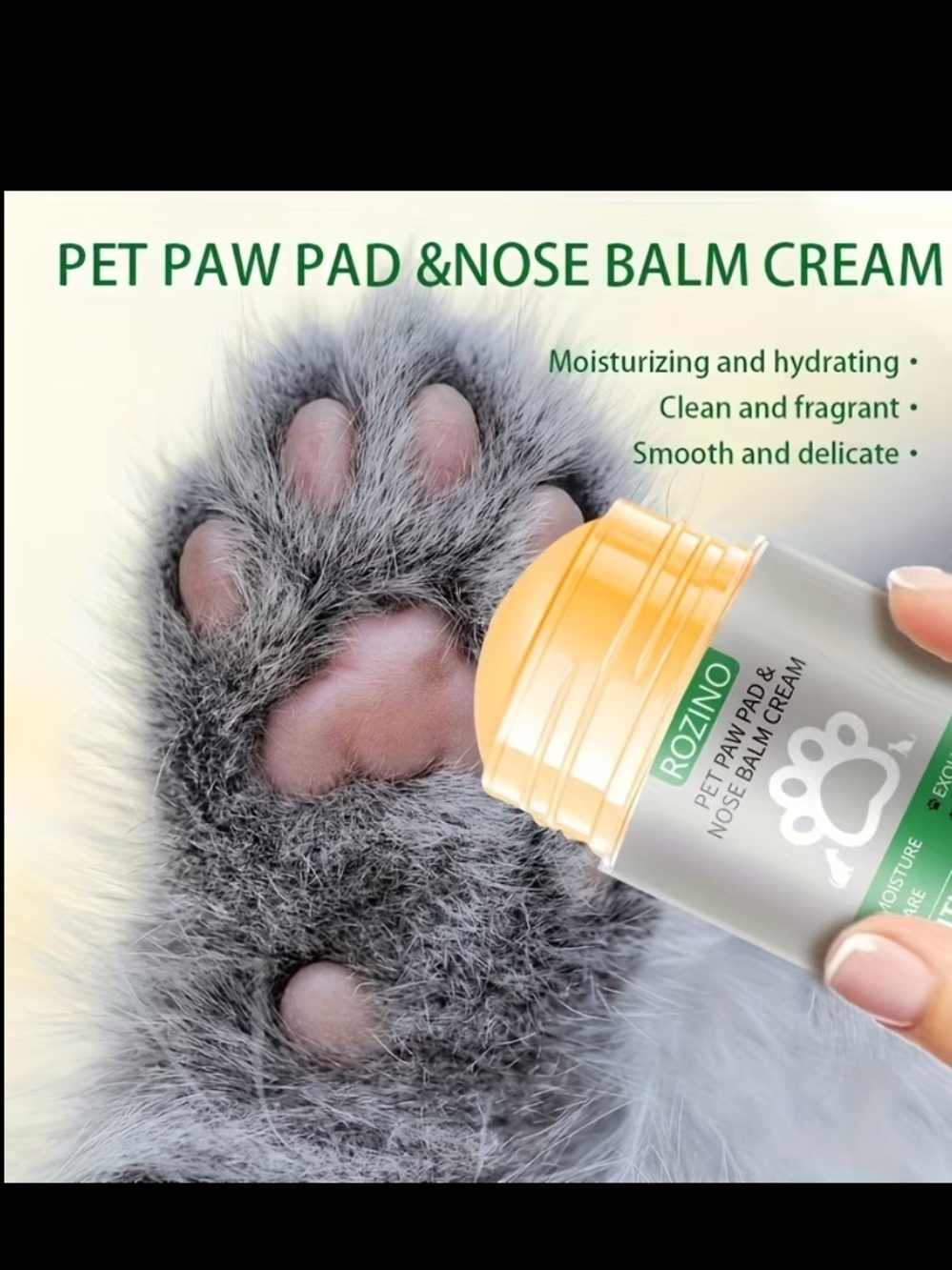 Rozino NIB Pet Paw & Nose Balm Cream - 40grams - Picture 2 of 7